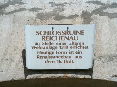 Burgruine Reichenau